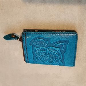 Lucky Brand turquoise leather wallet